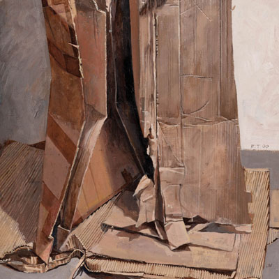 Cardboard #4 by Francis Terry. Oil on canvas, 2000.