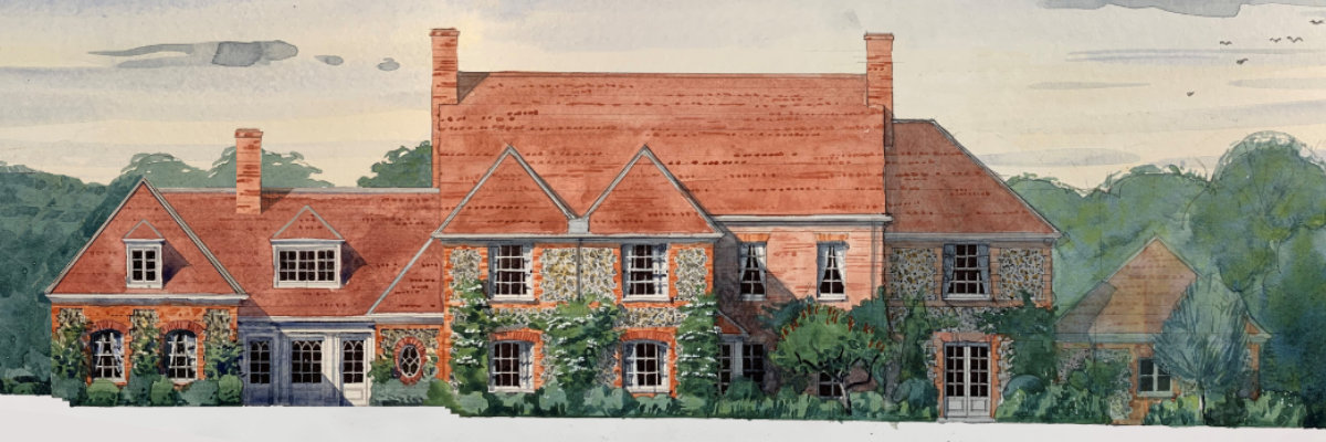 North Elevation, Francis Terry, 2023.