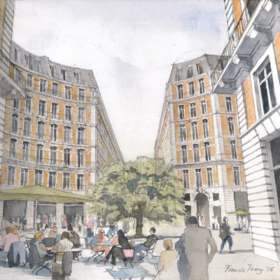 Sketch for West End Lane, West Hampstead