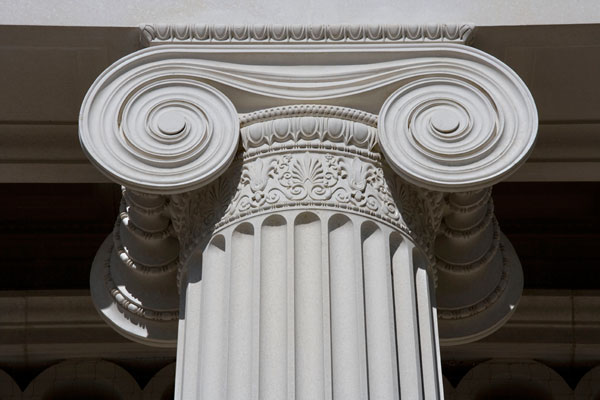 Portico Capital detail straight view