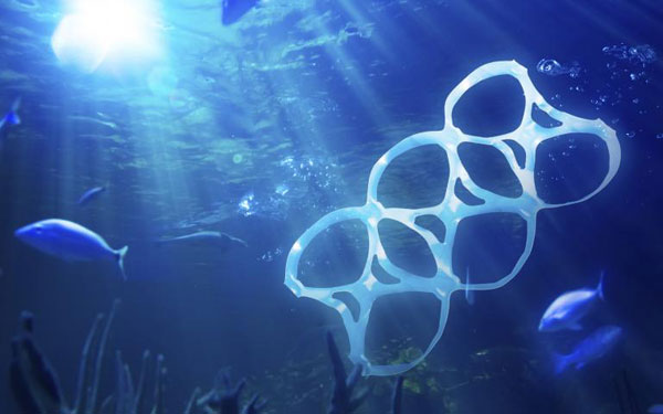 Plastic in the ocean