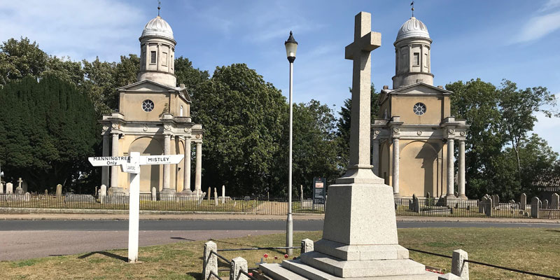 The Mistley Towers  - Piazza Navona in Essex