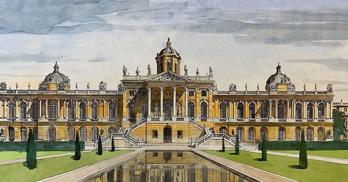 Francis Terry's Versailles Redesigned drawings take practitioner commended place in Eye Line 2020