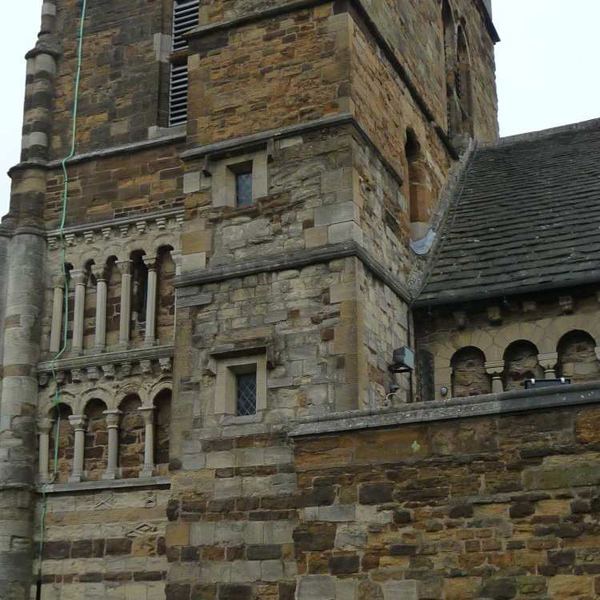 Facades showing the rich architecture history of Northampton.